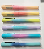 Füllhalter mit löschbarer Tinte | McNeil Ghost Pen  Rainbow türkis pink