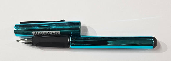 Füllhalter mit löschbarer Tinte | McNeil Ghost Pen Metallic Türkis