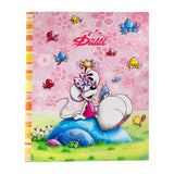 Diddl A4 Karton-Ringbuchordner mit 2 Ringen, rosa