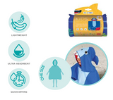 Legami Poncho-Handtuch Kids | Hai
