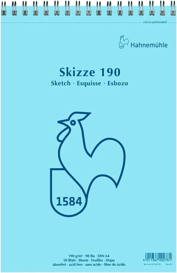 Skizze 190 - A4, spiralisiert