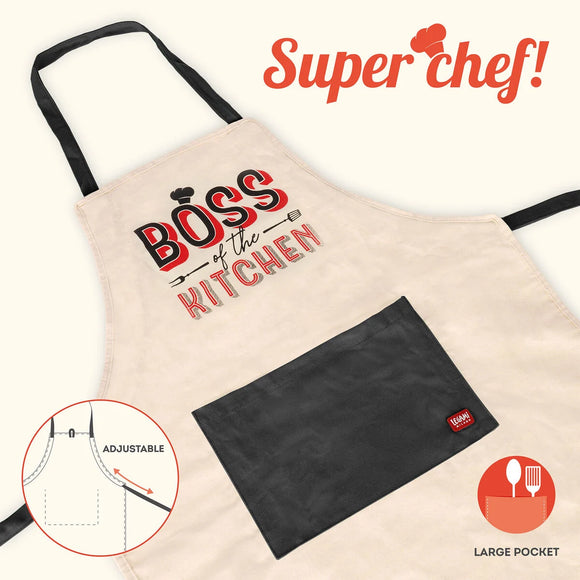 Legami Küchenschürze - Super Chef | Boss of the Kitchen