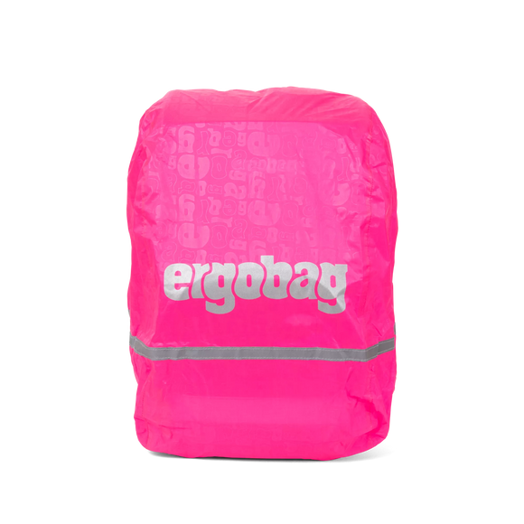 ergobag Regenschutz für Schulranzen Pink