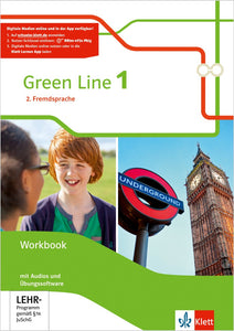 Green Line 1 Workbook mit Audios und Übungssoftware | Klasse 6