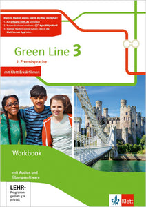 Green Line 3 Workbook mit Audios und Übungssoftware | Klasse 8