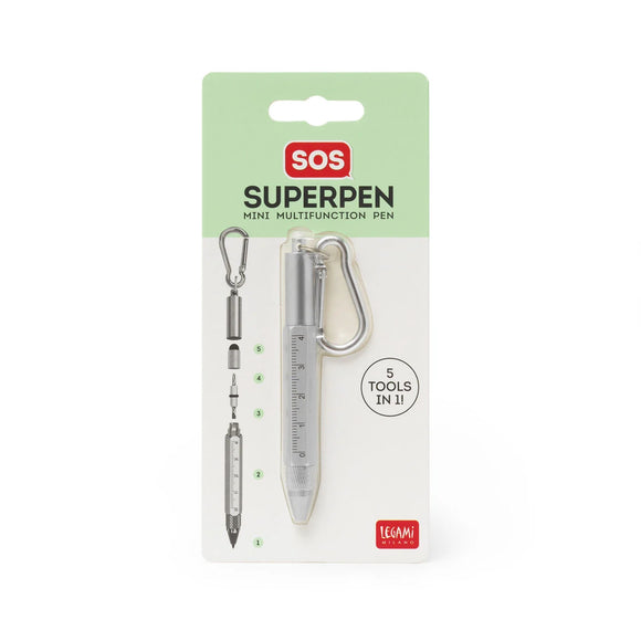 Legami SOS Mini-Multifunktionsstift - SOS Superpen