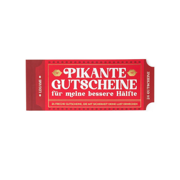 Legami Gutscheinblock- Pikant