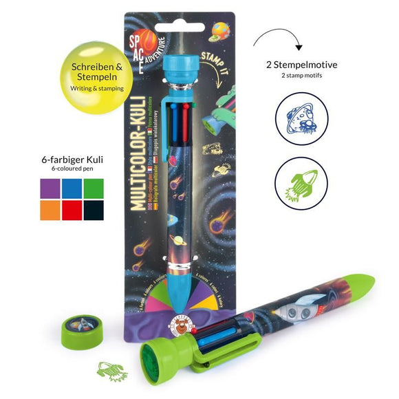 Space Adventure Multicolor Kuli mit Stempel