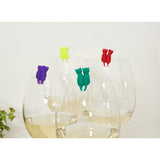 KIKKERLAND Glasmarkierer Raindbow Cat