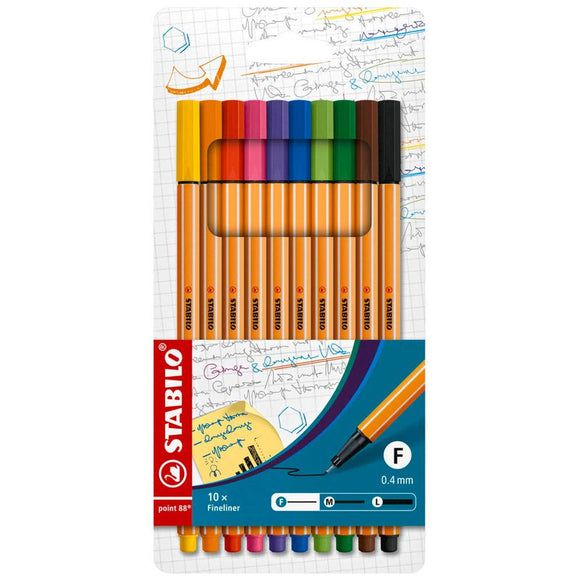 STABILO Fineliner point 88  - 10er Pack