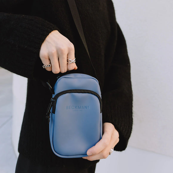 Beckmann Rucksack Street crossbody Bag velvet blue