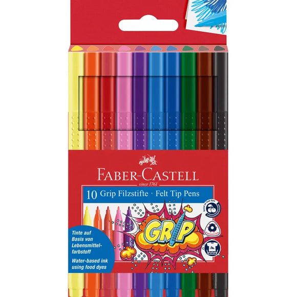 Faber Castell Grip colour marker 10er Etui