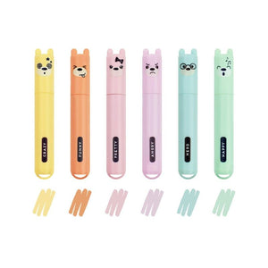 Legami Mini Highlighter Teddy`s Style, Pastell