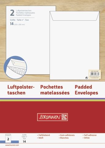 Luftpolstertaschen 200x275mm weiß 2 Stück