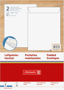 Luftpolstertaschen 250x350mm weiß 2 Stück