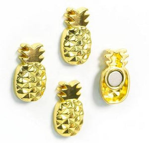 Magnete "Pineapple Brass" 4er Set