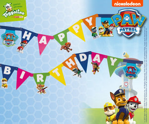 Paw Patrol Party Girlande bunt