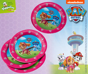 Paw Patrol Papp-Teller pink