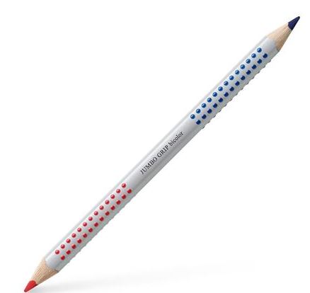 Jumbo Grip Silbentrennstift, rot und blau