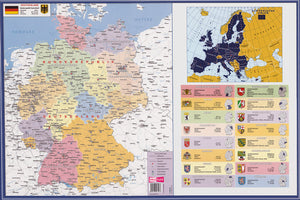 Schreibunterlage Deutschlandkarte