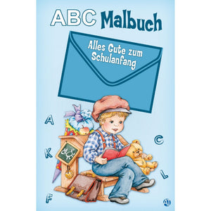 ABC Malbuch mit Geldtasche "Zum Schulanfang"