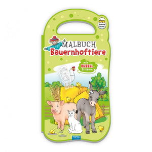 Malbuch Bauernhof mit Rubbelsticker