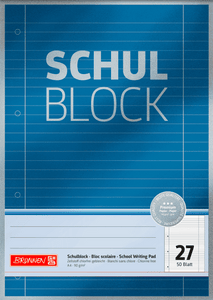 Schulblock A4 Lin. 27