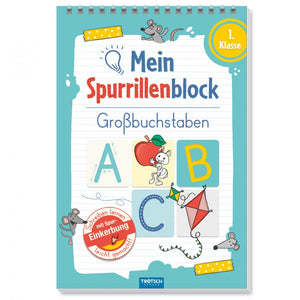 Spurillenblock Großbuchstaben