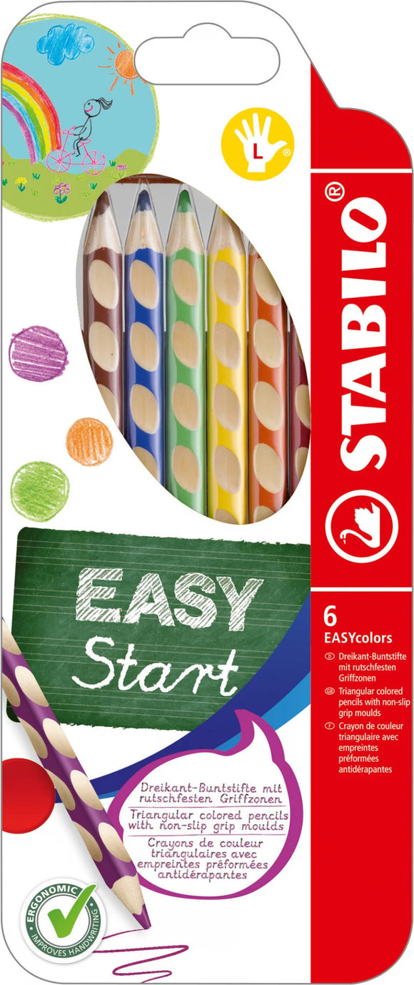 STABILO Easy Color für Linkshänder, 6er-Set