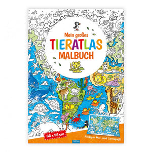 Mein großer Tieratlas Malbuch