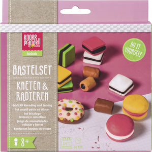 Kneten & Radieren Set "Tasty Candies"