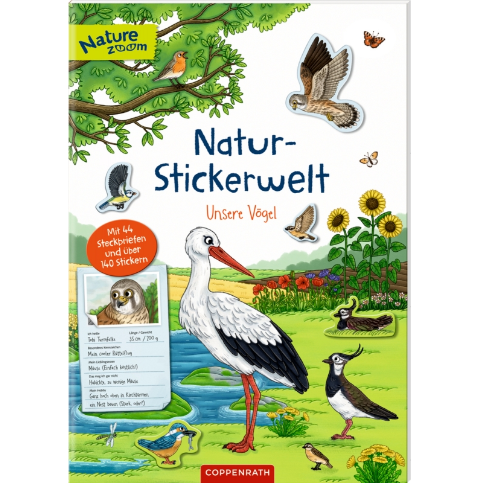 Natur-Stickerwelt - Unsere Vögel