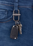 Schlüsselanhänger mit Schiebemechanismus, gunmetal