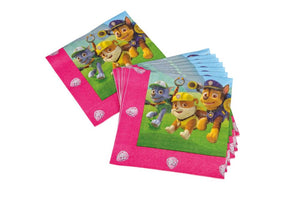 Paw Patrol Servietten pink